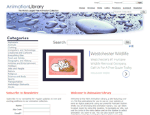 Tablet Screenshot of animationlibrary.com